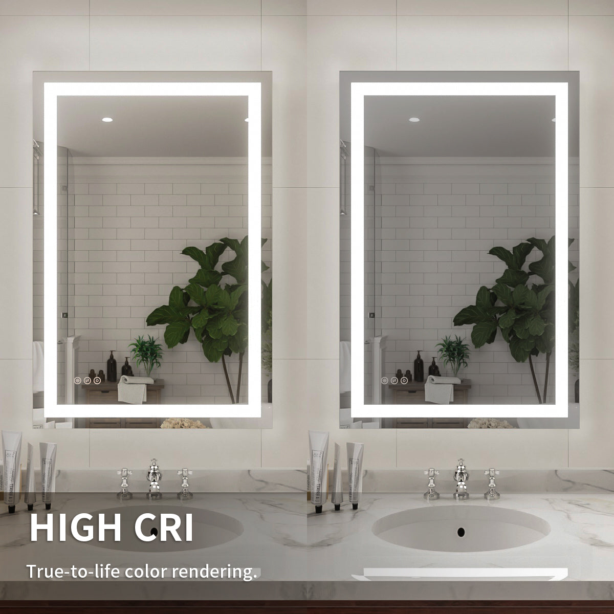 Niveal LMP Series Rectangular Frameless LED Wall Bathroom Vanity Mirror in Silver 9_221d54ab-e06a-4eaa-b5e0-f151deabb790