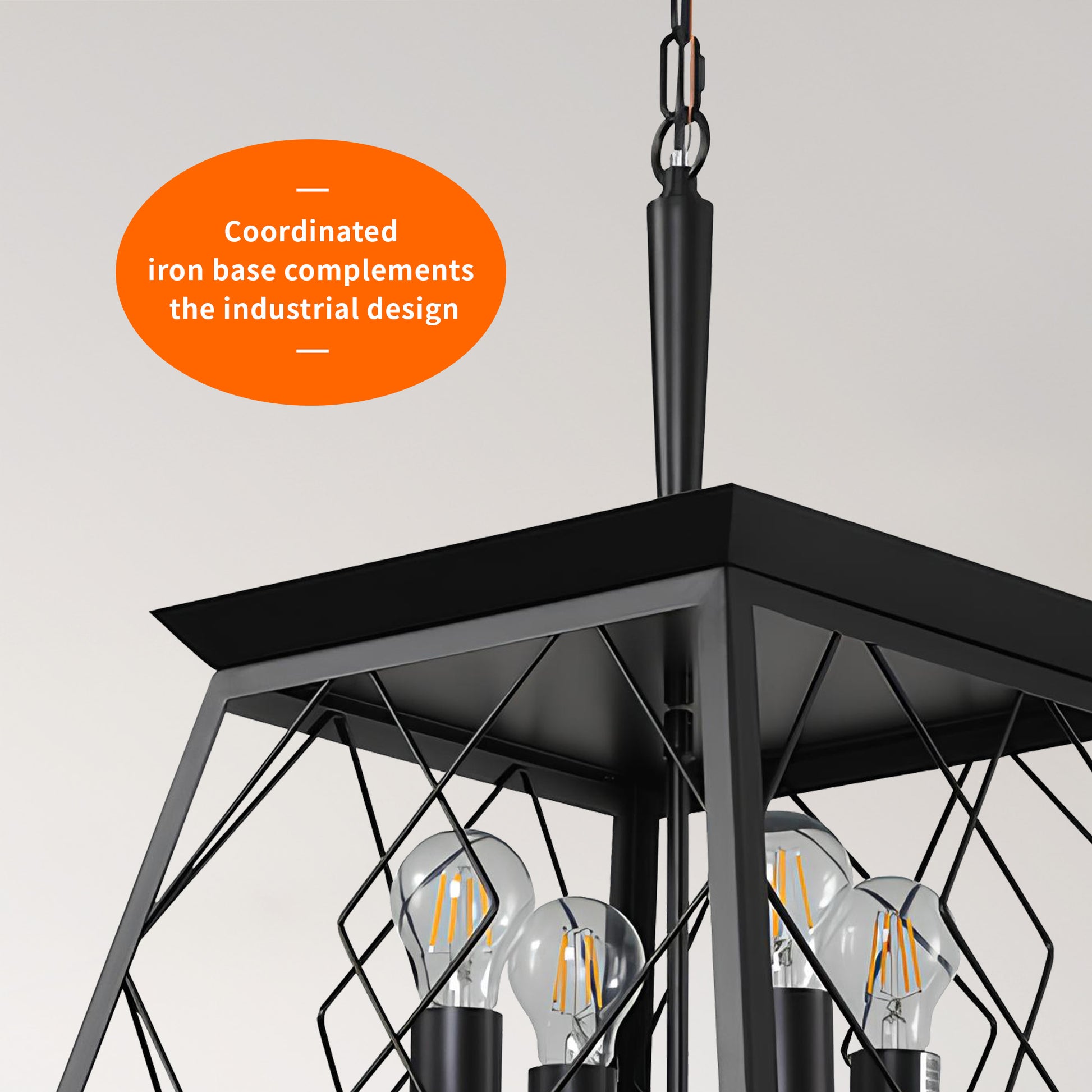 Taimei Vesper 16 in. 4-Light & Rustica 5-Light Farmhouse Industrial Chandelier Light 9_3b048549-8d9d-4403-9680-9bf708211810