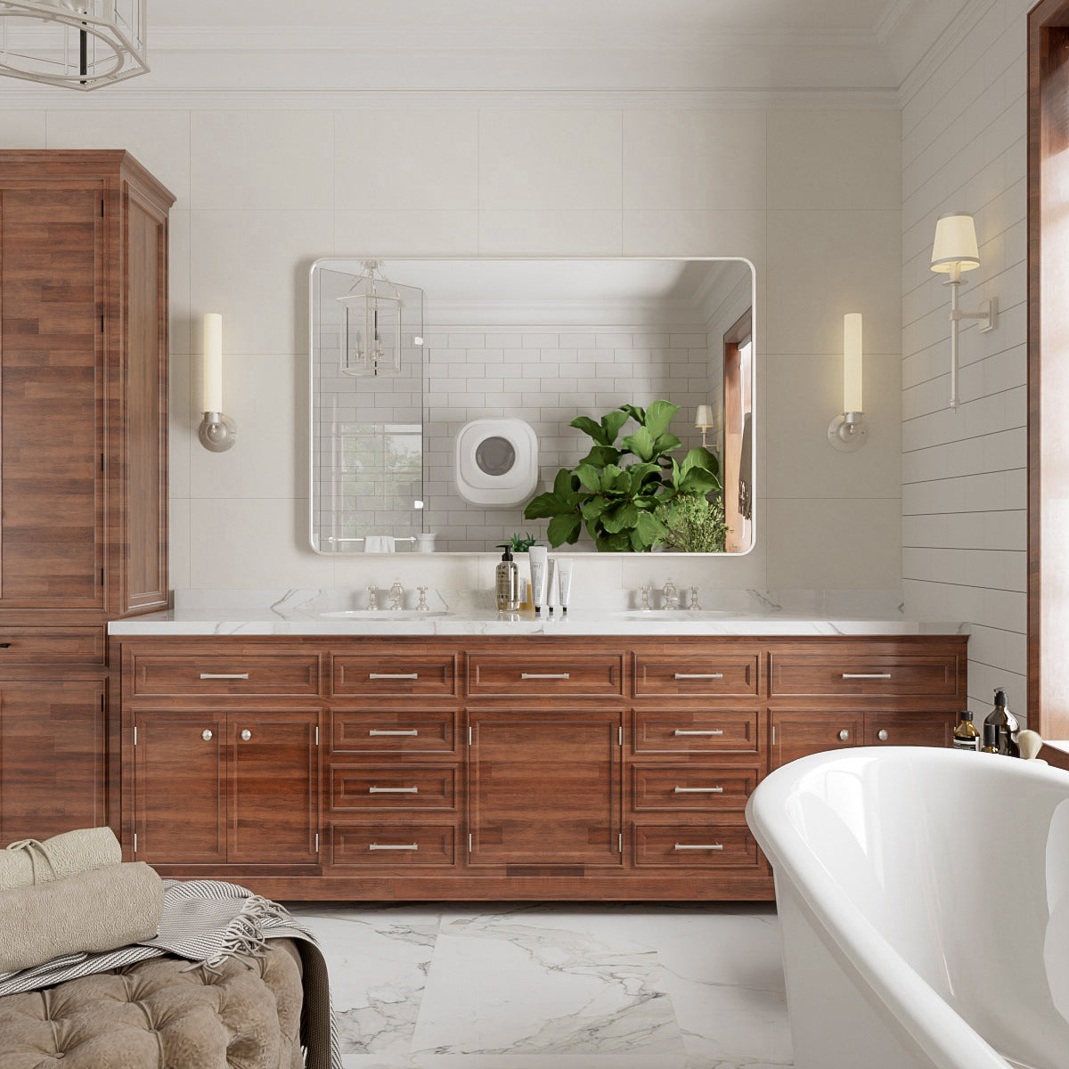 Niveal STRE Series Rectangular Framed Wall Bathroom Vanity Mirror 9_434e766d-eb16-476d-ab27-8f9b6f3a078f