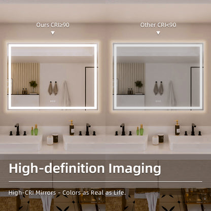 Nivorix NRMV Series Rectangular Frameless LED Wall Bathroom Vanity Mirror with Sleek Silver Finish 9_4653107c-3e2f-45c2-a3d9-7b04e80e2222