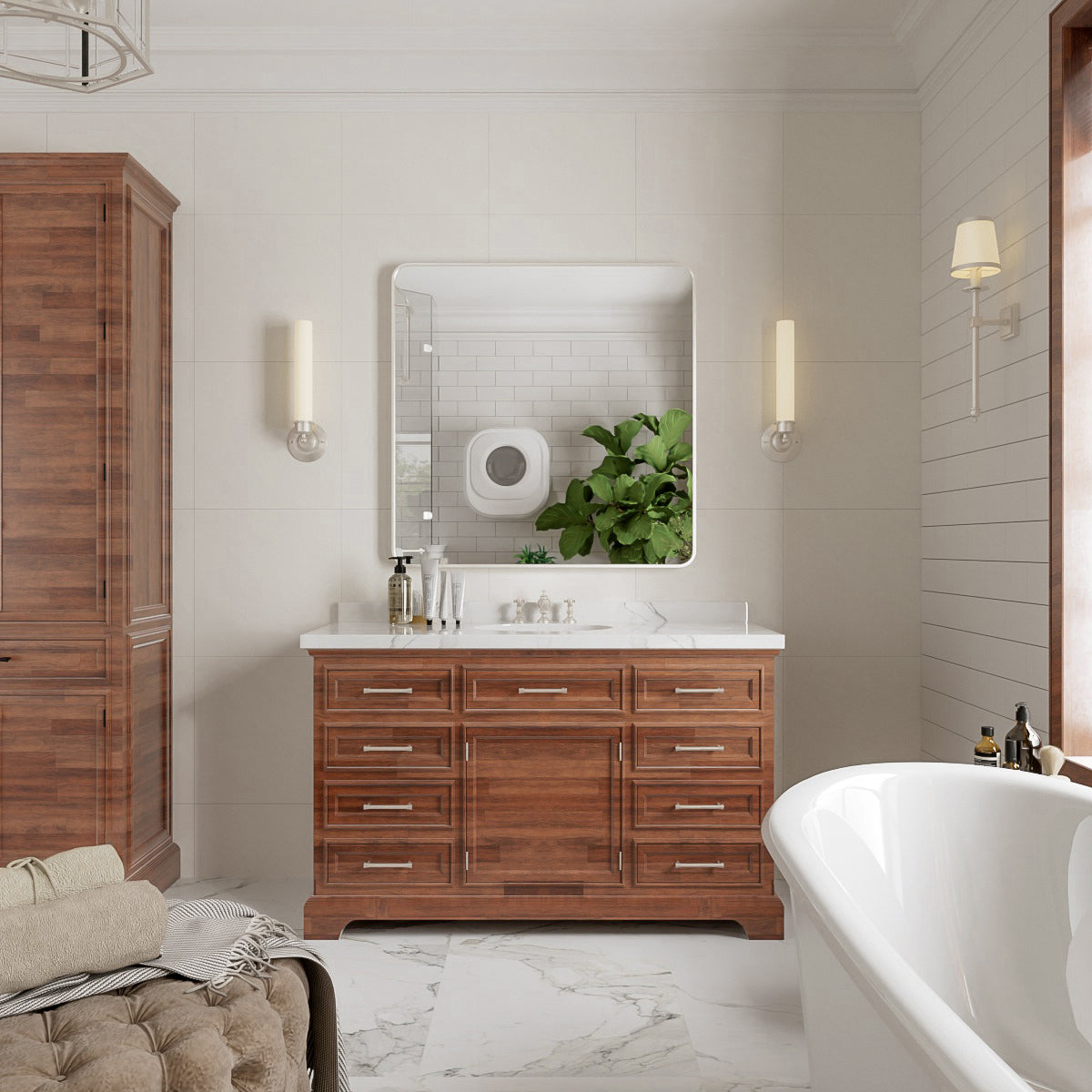 Niveal STRE Series Rectangular Framed Wall Bathroom Vanity Mirror 9_509a2ca7-48c4-4508-86fb-5431bc02ee9d