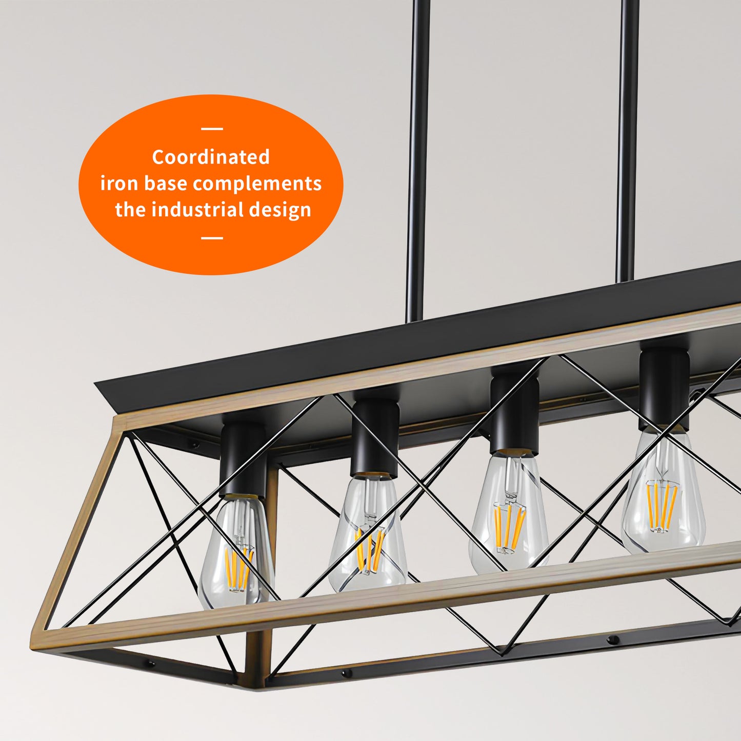 Taimei Vesper 16 in. 4-Light & Rustica 5-Light Farmhouse Industrial Chandelier Light 9_5b2a9214-a419-4ce5-843e-68e5ae90522a