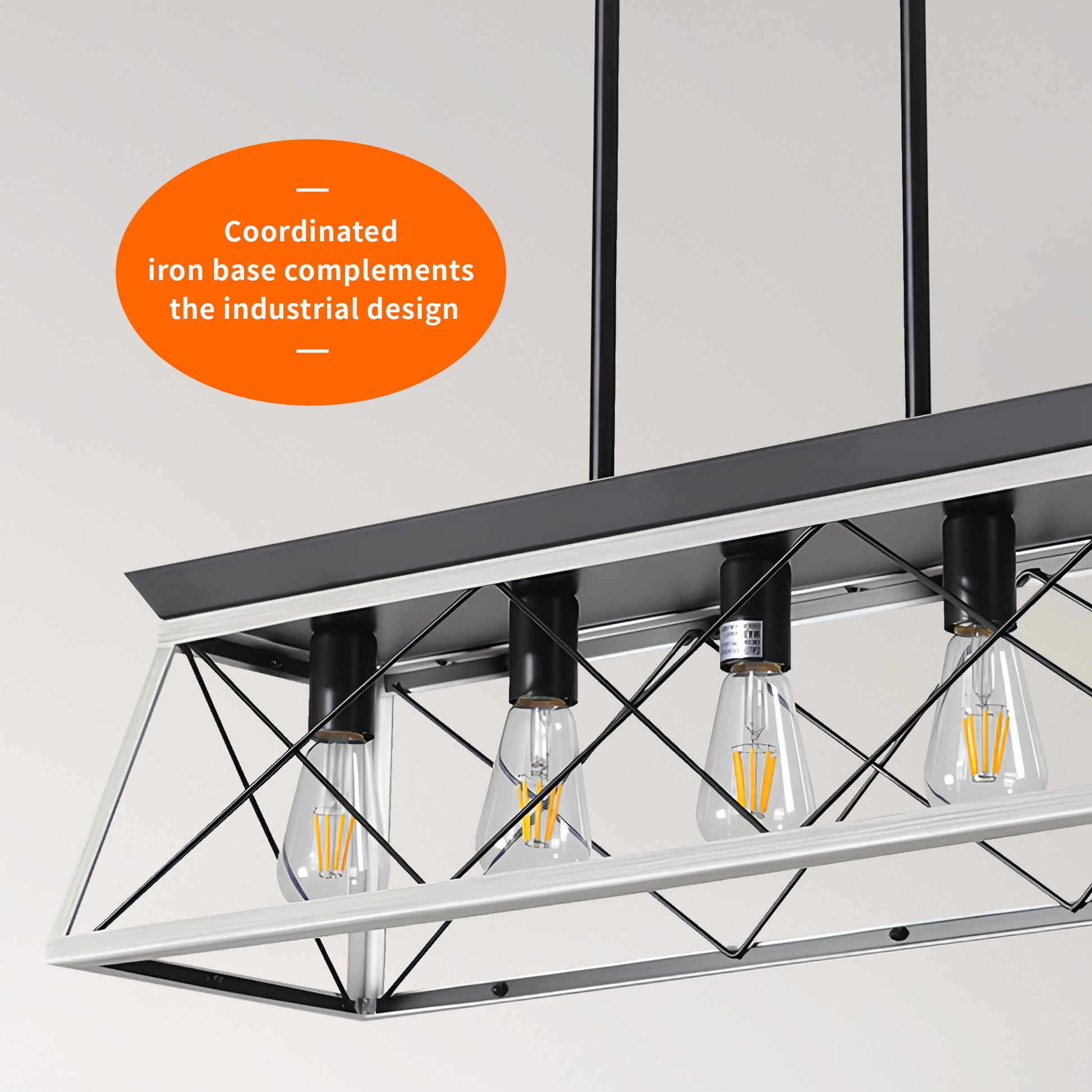 Taimei Vesper 16 in. 4-Light & Rustica 5-Light Farmhouse Industrial Chandelier Light 9_6711b289-7e28-4c73-bb61-5d7c30d7fa00