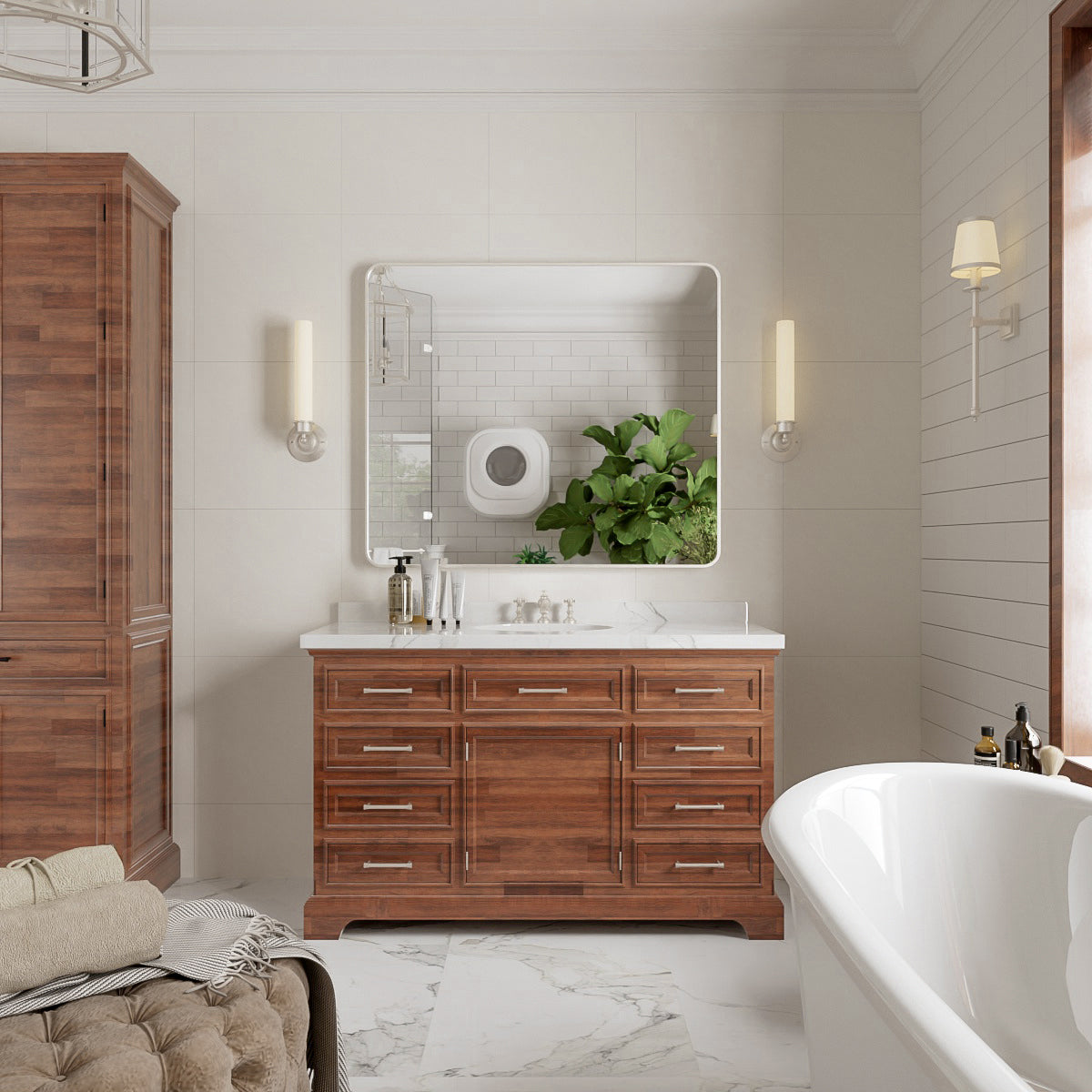 Niveal STRE Series Rectangular Framed Wall Bathroom Vanity Mirror 9_6e50e1ee-b4c3-4ac6-9171-9ba7ca5456db