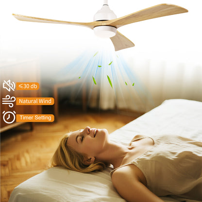 Taimei Helio 52 in. Downrod Modern Ceiling Fan with Dimmable LED with Remote Included DC Motor 9_80dc7418-2f23-40c8-aeb5-abd8077502f7
