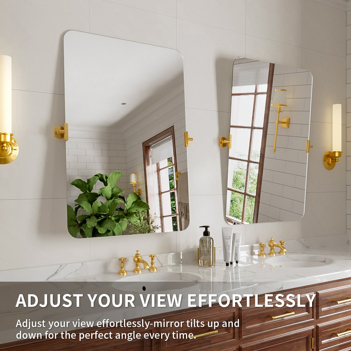 Niveal CM Series Rectangular Framed Tilt Wall Mount Bathroom Vanity Mirror 9_909d9ee2-9cc9-445a-a3d4-e1bae5adf85a