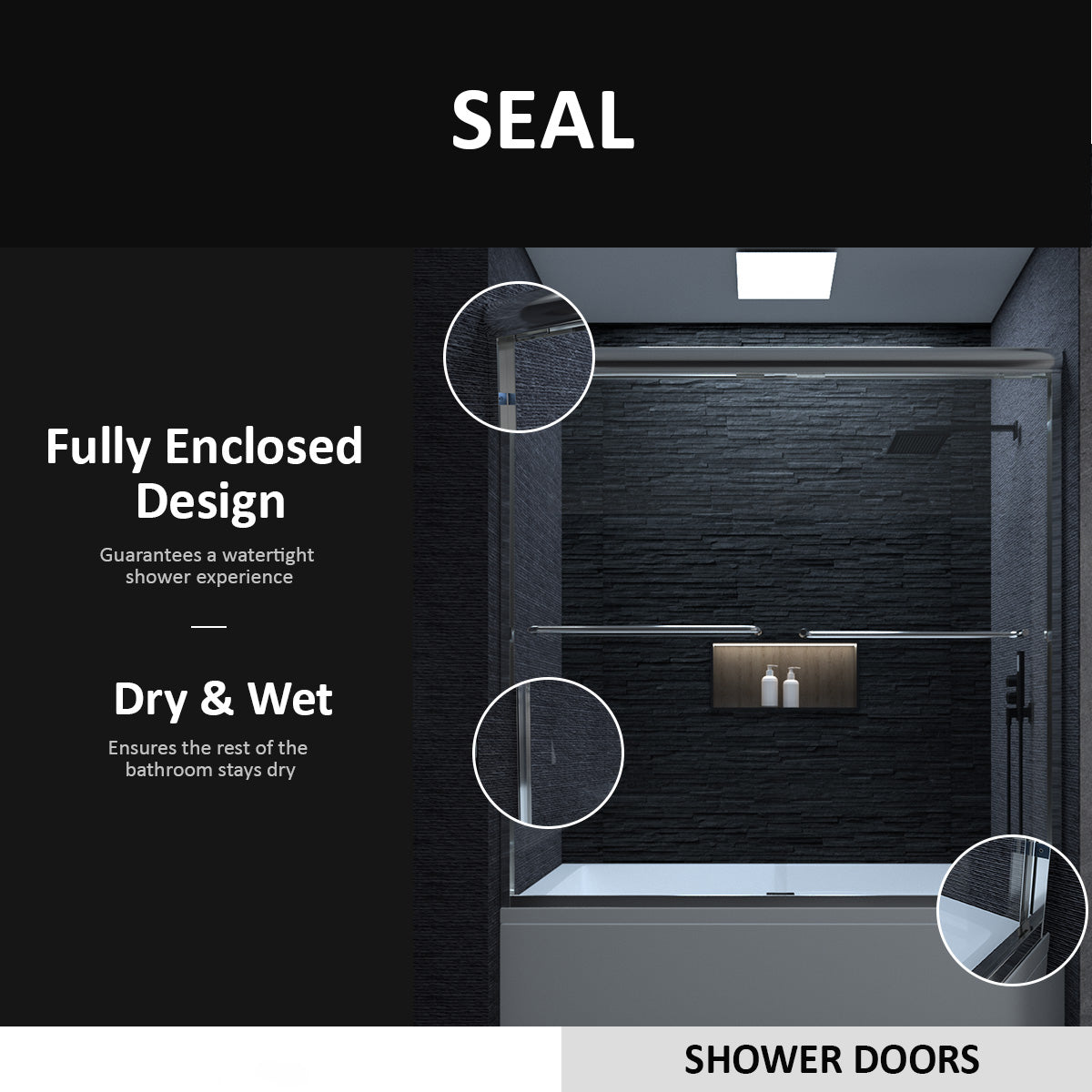Niveal Ruhr 60 in. W x 56 in. H Sliding Semi Frameless Tub Door with Clear Glass 9_a4d503ff-b834-4eb3-b678-5f59f7bc9a6a