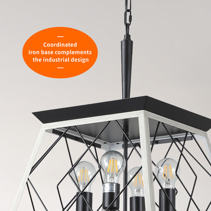 Taimei Vesper 16 in. 4-Light & Rustica 5-Light Farmhouse Industrial Chandelier Light 9_b21809ac-5a45-41a1-9270-28a07ede4813