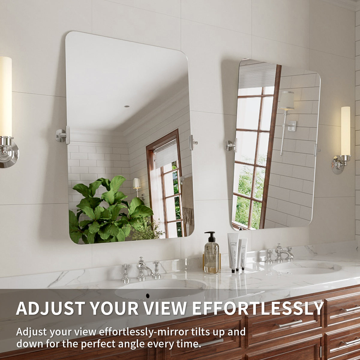 Niveal CM Series Rectangular Framed Tilt Wall Mount Bathroom Vanity Mirror 9_b6209da9-00ab-4962-a5a6-0be0abd73dfc