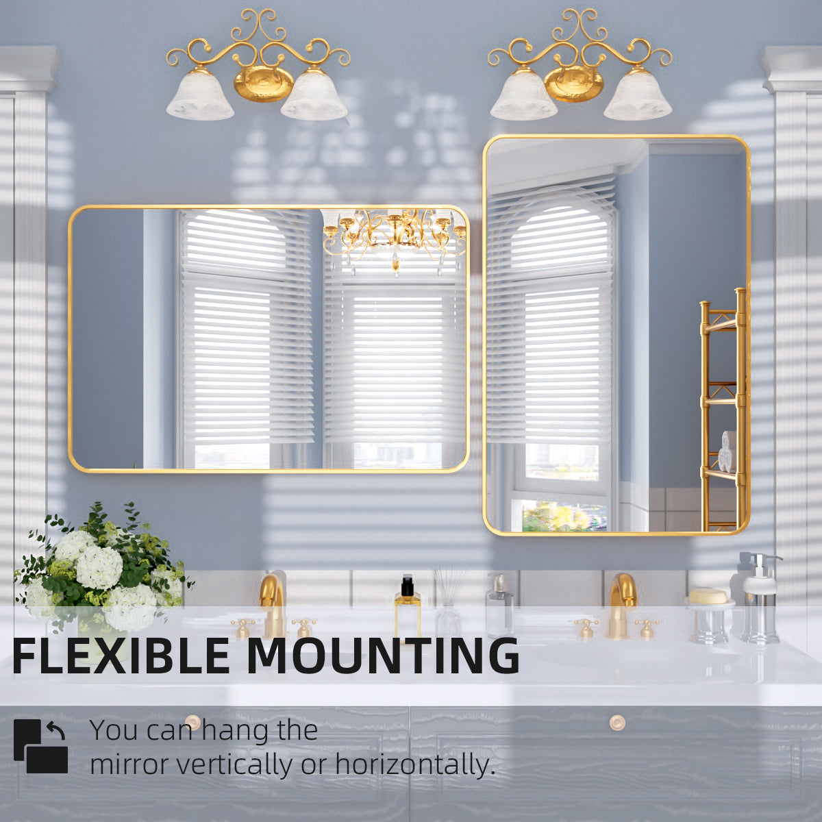 Nivorix NRSM Series Tempered Glass Brushed Nickel Rectangular Framed Wall Bathroom Vanity Mirror 9_c0a76b91-9011-42a8-a950-f68d8350bb30