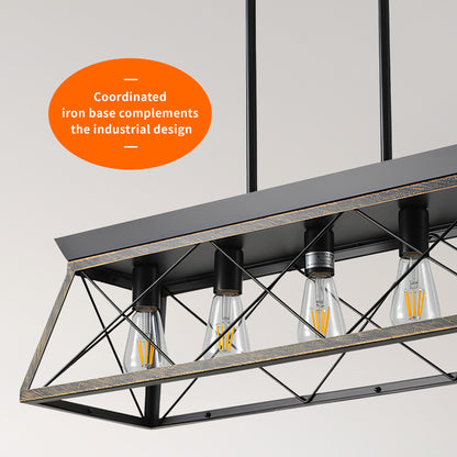 Taimei Vesper 16 in. 4-Light & Rustica 5-Light Farmhouse Industrial Chandelier Light 9_c4455a06-e4db-4492-8d4b-1f740fbe9e7f