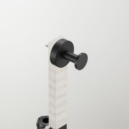 NestPro 4-Pieces Wall Mounted Round Bathroom Robe/Towel Hook Matte Black DSC5051_e48d257e-28b0-4cd3-8049-6c32fd184211