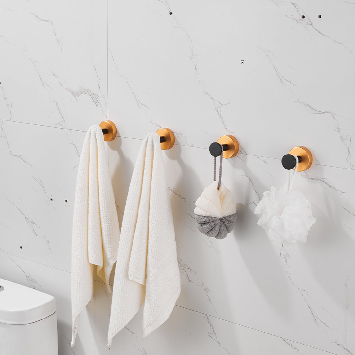 NestPro 4-Pieces Wall Mounted Round Bathroom Robe/Towel Hook DSC6339_cd90de96-0455-4ad7-92ab-e193a59ca830