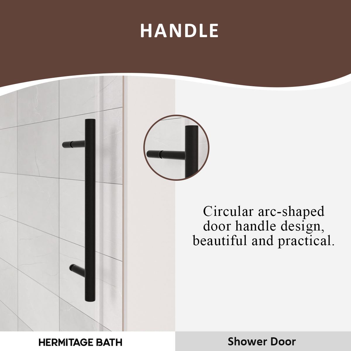 Bodum 60 in. W x 60 in. H Sliding Semi Frameless Tub Door in Chrome Finish with Clear Glass HB7051D-6060MB-5