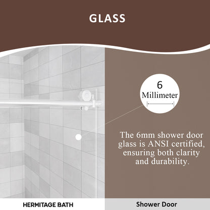 Brewo 60 in. W x 60 in. H Sliding Semi Frameless Tub Door with Clear Glass HB7051D-6060SV-4_b5f2b2e3-bd97-47fe-83ed-e3b0d5488e4a