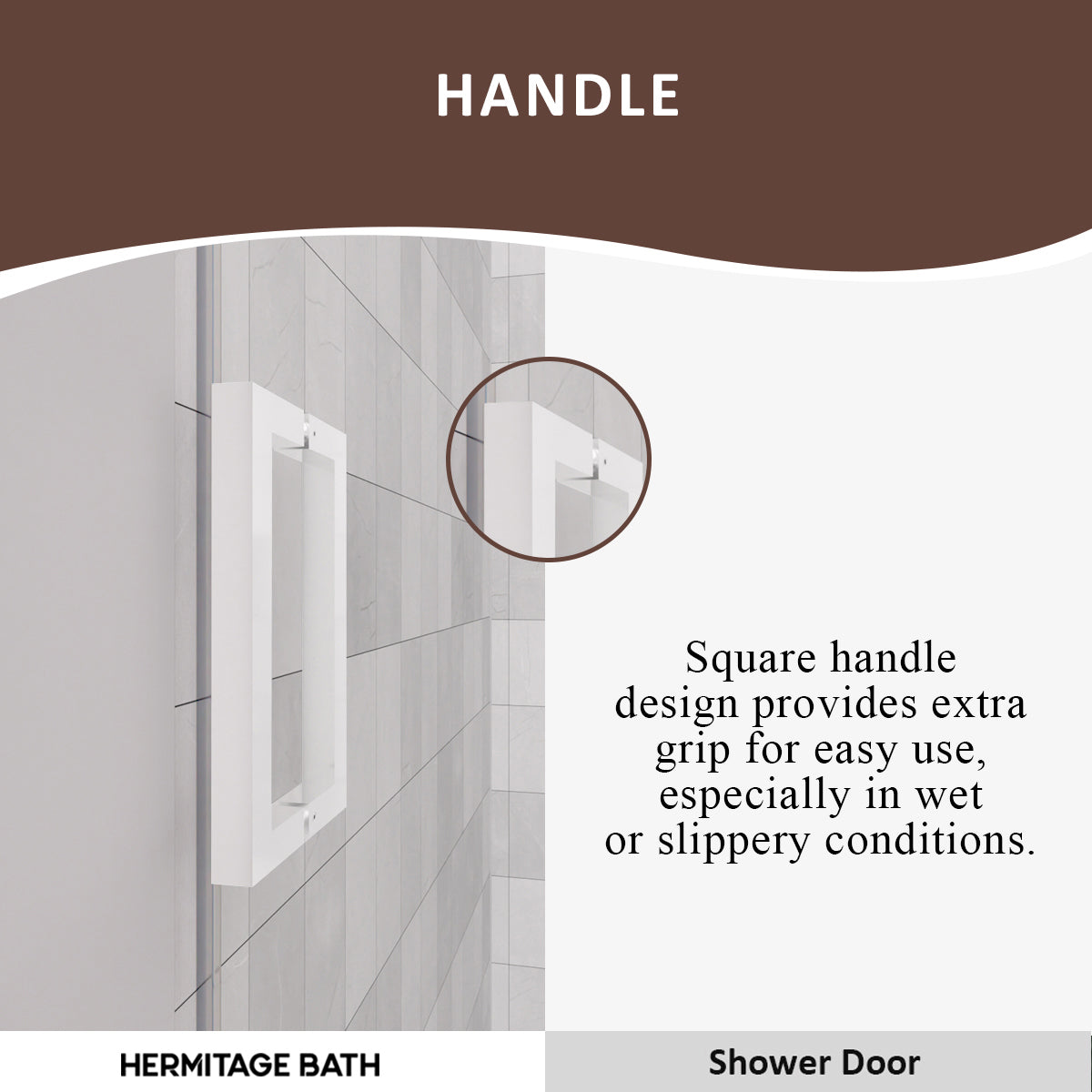 Oceanique 60 in. W x 76 in. H Sliding Semi-Frameless Shower Door with Clear Glass