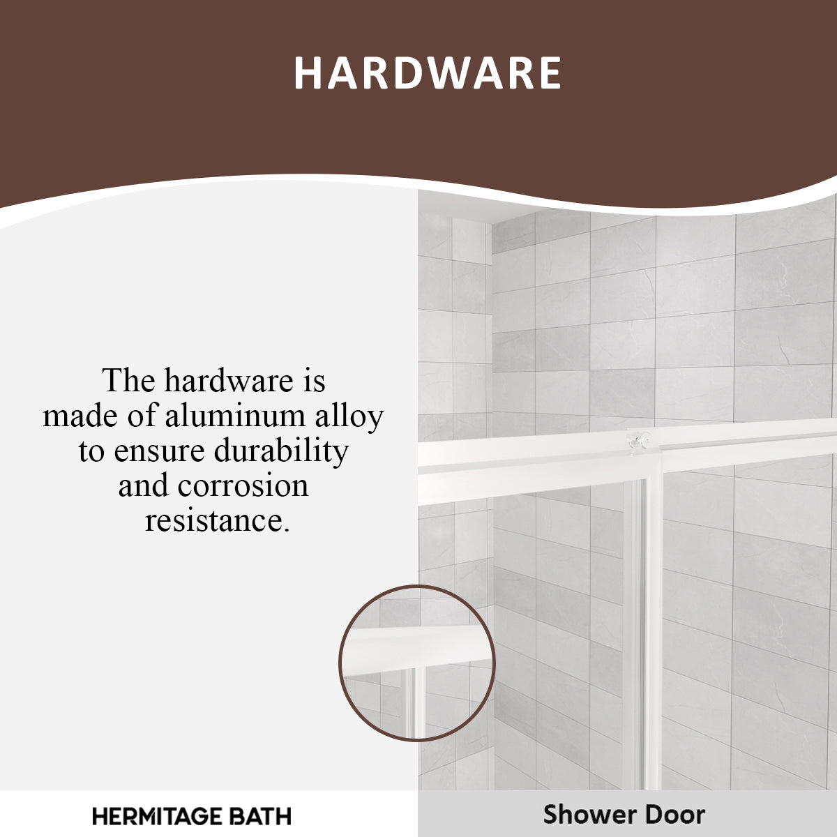 Vitra 59 in. W x 56 in. H Sliding Framed Tub Door in Chrome Finish with Clear Glass HB82-5659SV-8