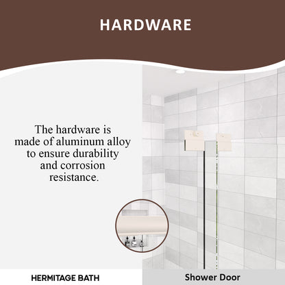 Nepti 60 in. W x 56 in. H Sliding Semi Frameless Tub Door with Clear Glass