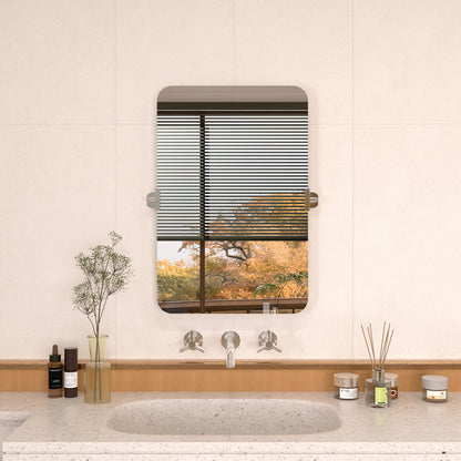 Edge 20 in. W x 30 in. H Rectangular Framed Adjustable Tilt Wall-Mounted Bathroom Vanity Mirror Chrome HBCL-2030CR-1_f3609bce-74ed-40e1-8631-e2d254e78589