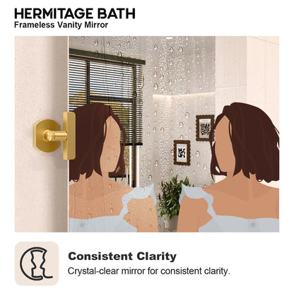 Edge 20 in. W x 30 in. H Rectangular Framed Adjustable Tilt Wall-Mounted Bathroom Vanity Mirror HBCL-2030GD-6_99ab2fd4-b410-4c31-ad96-d79c24958b54