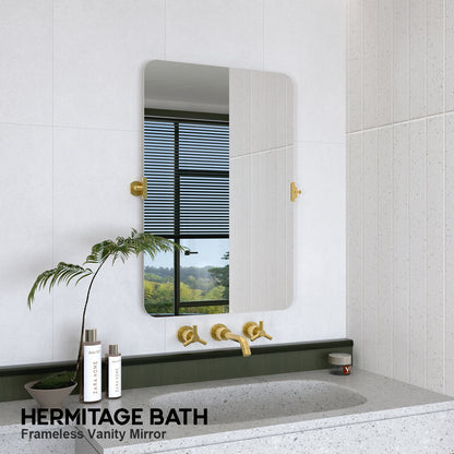 Edge 24 in. W x 36 in. H Rectangular Framed Adjustable Tilt Wall-Mounted Bathroom Vanity Mirror HBCL-2436GD-11_568a9d05-5ccd-4eb1-92f0-0cc11bb75a9a