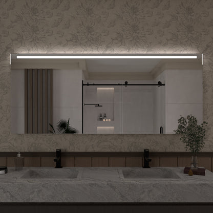 Spring 42 in. W x 24 in. H Rectangular Frameless LED Wall Bathroom Vanity Mirror