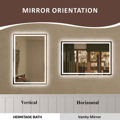Spring Frameless LED Vanity Mirror - Available in 30x36 in. & Other Sizes