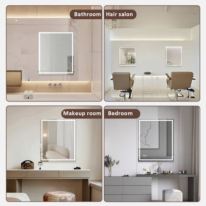 Spring Frameless LED Vanity Mirror - Available in 30x36 in. & Other Sizes