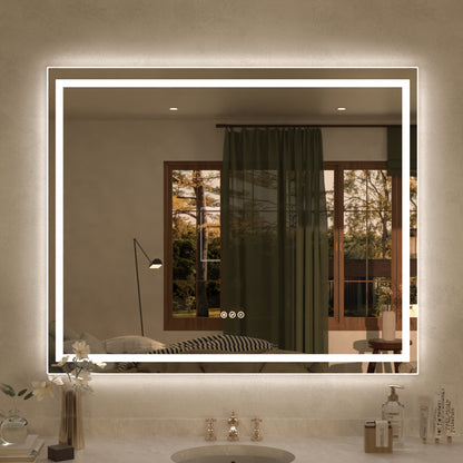 Spring Frameless LED Vanity Mirror - Available in 30x36 in. & Other Sizes