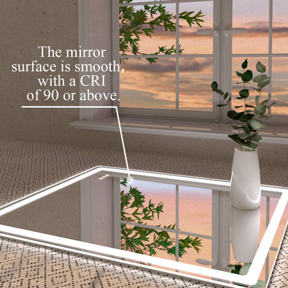 Niveous Frameless LED Vanity Mirror - Available in 42x36 in. & Other Sizes