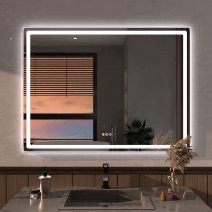 Niveous Frameless LED Vanity Mirror - Available in 30x36 in. & Other Sizes