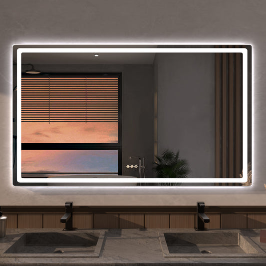 Niveous Frameless LED Vanity Mirror - Available in 30x36 in. & Other Sizes