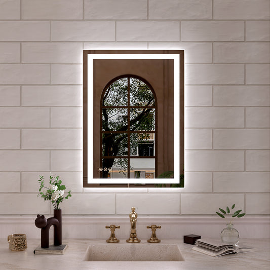 Orliva Frameless LED Vanity Mirror - Available in 24x36 in. & Other Sizes