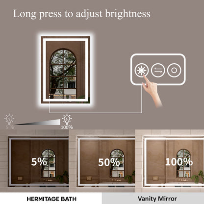 Orliva  Frameless LED Vanity Mirror - Available in 72x36 in other Sizes