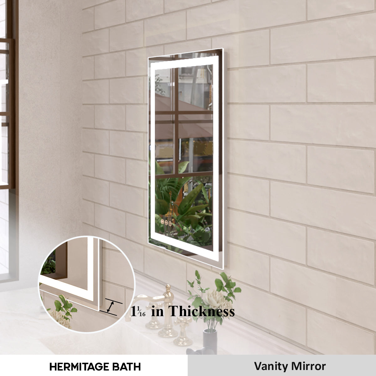 Orliva Frameless LED Vanity Mirror - Available in Multiple Sizes HBPM-2030DF1-9_15ba89af-05a4-45e6-830a-96227edb260b