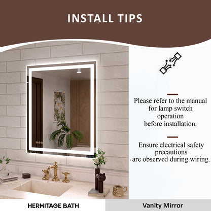 Orliva  Frameless LED Vanity Mirror - Available in 72x36 in other Sizes