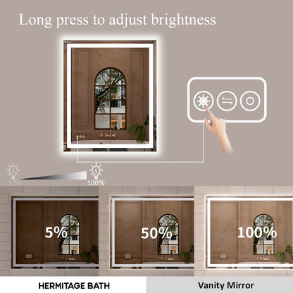 Orliva Frameless LED Vanity Mirror - Available in 24x36 in. & Other Sizes