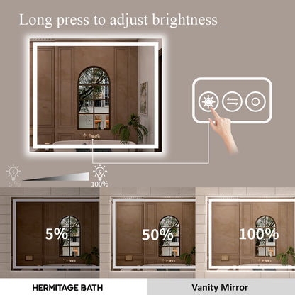 Orliva  Frameless LED Vanity Mirror - Available in 72x36 in other Sizes
