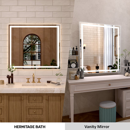 Orliva Frameless LED Vanity Mirror - Available in 24x36 in. & Other Sizes