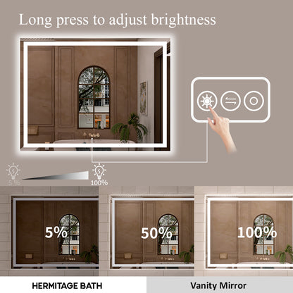 Orliva  Frameless LED Vanity Mirror - Available in 72x36 in other Sizes