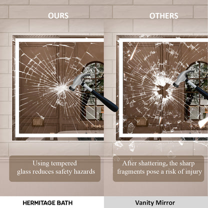 Orliva  Frameless LED Vanity Mirror - Available in 72x36 in other Sizes