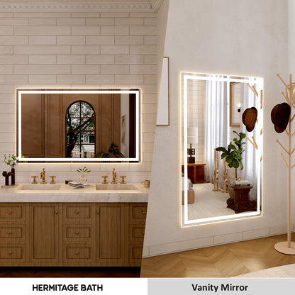 Orliva  Frameless LED Vanity Mirror - Available in 72x36 in other Sizes