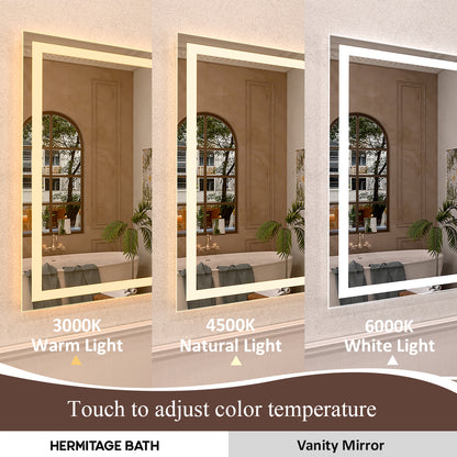 Orliva  Frameless LED Vanity Mirror - Available in 72x36 in other Sizes