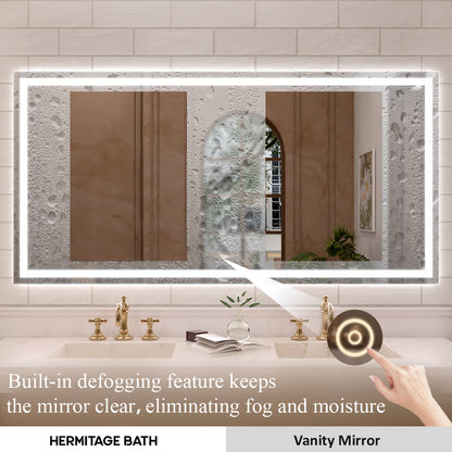 Orliva Frameless LED Vanity Mirror - Available in 24x36 in. & Other Sizes