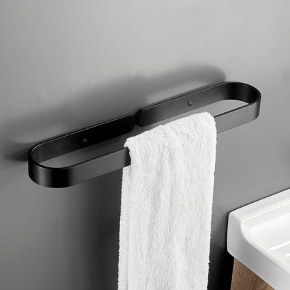 Gluon Wall Mounted Square Semi-Enclosed/Closed Towel Ring KCAM02B_2