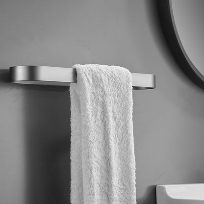 Gluon Wall Mounted Square Semi-Enclosed/Closed Towel Ring Closed Grey KCAM02N_1