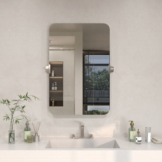 Angulus 20 in. W x 30 in. H Rectangular Framed Tilt Wall Mount Bathroom Vanity Mirror