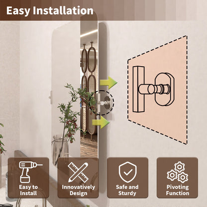 Angulus 20 in. W x 30 in. H Rectangular Frameless Tilt Wall Mount Bathroom Vanity Mirror KH2030-CR-11