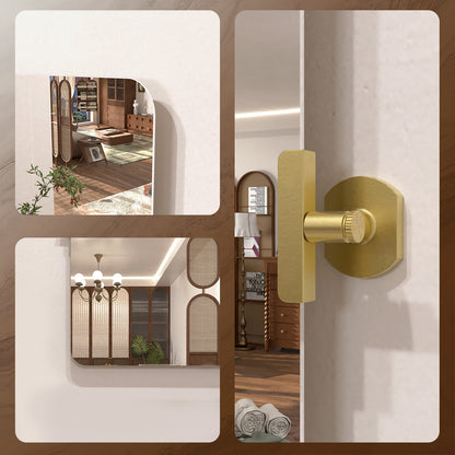 Angulus 20 in. W x 30 in. H Rectangular Frameless Tilt Wall Mount Bathroom Vanity Mirror KH2030-GD-14