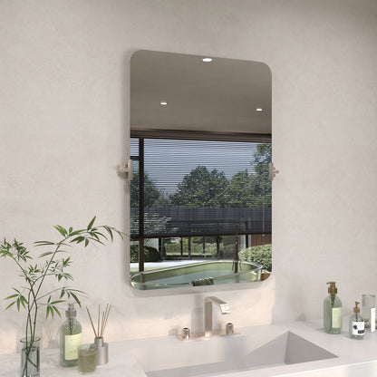 TaiMei 24 in. H x 36 in. W Rectangular Frameless Tilt Wall Mount Bathroom Vanity Mirror KH2436-BN-02_b2e911b7-5b85-494a-9c10-81e707827a19